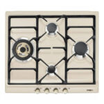 SMEG Placa de gas - SMEG SR764PO, 4 zona(s) zonas, 600 mm, Blanco