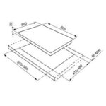 SMEG Placa de gas - SMEG SR764PO, 4 zona(s) zonas, 600 mm, Blanco - Imagen 3