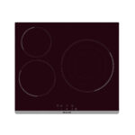 BRANDT Vitrocerámica - BRANDT BPV6322B, 3 Fuegos zonas, 580 mm, Negro