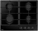 AMICA Placa de gas - AMICA 21132, 4 zonas, 59 cm, Negro