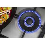 AMICA Placa de gas - AMICA 1106132, 4 zonas, 60 cm, Negro - Imagen 3