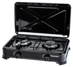 RAVANSON Placa de gas - RAVANSON K-02TB, 2 zonas, 469 mm, Negro