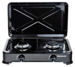 RAVANSON Placa de gas - RAVANSON K-02TB, 2 zonas, 469 mm, Negro - Imagen 7