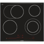 BOSCH Placa de vitrocerámica - BOSCH AKLBB652003906, 4 zonas, 606 mm, Inox