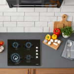 CATA Placa de Gas - CATA 8068400, 4 zonas, 60,00 cm, Negro - Imagen 4