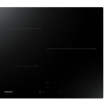 SAMSUNG Placa de inducción - SAMSUNG NZ63T3706A1/UR, 3 zona(s) zonas, 590 mm, Negro