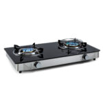 KLARSTEIN Placa de gas - KLARSTEIN Barzona, 2 zonas, 71 cm, Negro