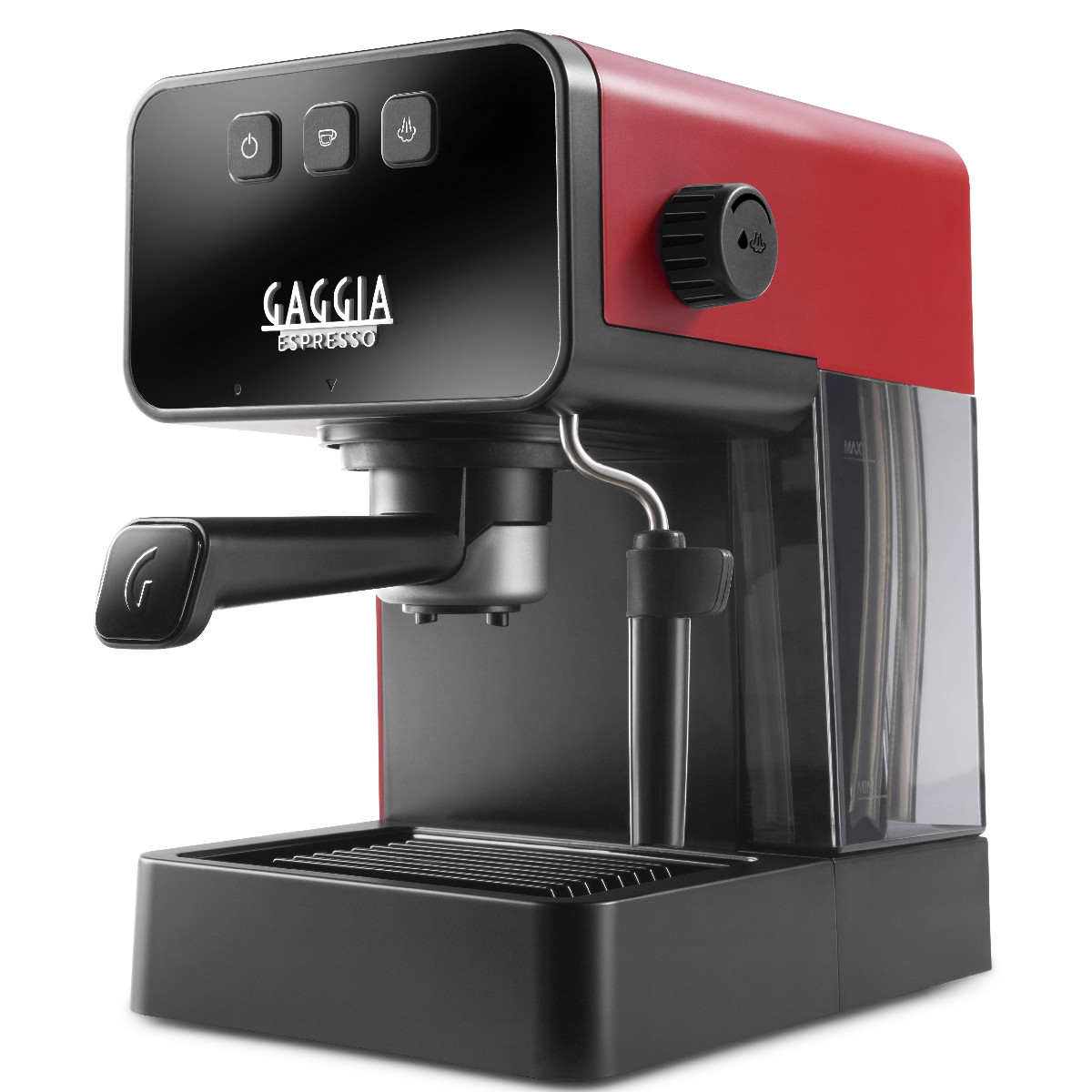 134524299_1 GAGGIA Cafetera express - GAGGIA ESPRESSO STYLE, 15 bar, 1900 W, 2 tazas, Rojo - Imagen 1