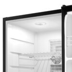 KLARSTEIN Nevera pequeña - KLARSTEIN Matterhorn Breeze 68, Altura 74 cm, Negro - Imagen 3