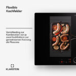 KLARSTEIN Placa de inducción - KLARSTEIN Delicatessa 77 Flex, 4 zonas, 77 cm, Negro - Imagen 4