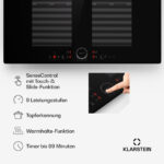 KLARSTEIN Placa de inducción - KLARSTEIN Delicatessa 77 Flex, 4 zonas, 77 cm, Negro - Imagen 6
