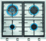 TEKA Placa gas - Teka 40212210 Ex 60.1 4 Gaialdrci, 4 zonas, Gas natural, Acero inoxidable