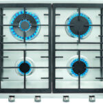 TEKA Placa gas - Teka 40212210 Ex 60.1 4 Gaialdrci, 4 zonas, Gas natural, Acero inoxidable