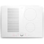 KLARSTEIN Placa de inducción - KLARSTEIN Delicatessa 70 Hybrid, 4 zonas, 72 cm, Blanco