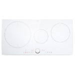 KLARSTEIN Placa de inducción - KLARSTEIN Delicatessa 80, 3 zonas, 80 cm, Blanco