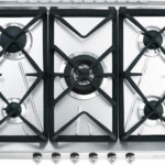 SMEG Placa de gas - SMEG 8017709112998, 5 zonas, G20 gas natural, 685 mm, Inox