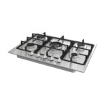 HISENSE Placa de gas - HISENSE 3838782435751, 2 zonas, 71 cm, Inox