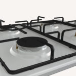 HISENSE Placa de gas - HISENSE 3838782435751, 2 zonas, 71 cm, Inox - Imagen 3