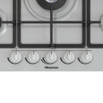 HISENSE Placa de gas - HISENSE 3838782435751, 2 zonas, 71 cm, Inox - Imagen 4