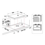 HOTPOINT Placa de gas - HOTPOINT PPH 60G DF/IX, 4 zona(s) zonas, Metano, 58 cm, Acero inoxidable - Imagen 5
