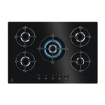ELECTROLUX Placa de gas - ELECTROLUX 222003838, 5.0000 zonas, 74 cm, Negro