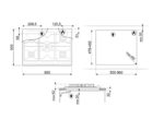 SMEG Placa de gas - SMEG 8017709233297, 5 zonas, Gas licuado del petróleo (LPG), 68,5 cm, Inox - Imagen 3