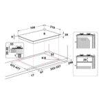 HOTPOINT Placa de gas - HOTPOINT PCN 750 T (AN) R /HA, 5 zonas, Metano, 75 cm, Inox - Imagen 4