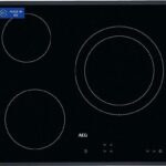 AEG Placa vitrocerámica - AEG HK623021FB, 3 zonas, Zona grande 27 cm, Mandos independientes, 60 cm, Negro