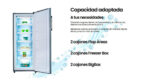 INFINITON Congelador vertical - INFINITON CV-172L14XEV, 172 l, 143,5 cm, Inox - Imagen 4