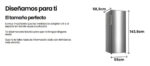 INFINITON Congelador vertical - INFINITON CV-172L14XEV, 172 l, 143,5 cm, Inox - Imagen 6