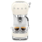 SMEG Cafetera express - SMEG ECF02CREU, 15 bar, 1350 W, 2 tazas, Crema de - Imagen 4