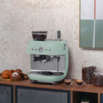 SMEG Cafetera express - SMEG EGF03PGEU, 15 bar, 1650 W, 2 tazas, Inox - Imagen 6