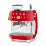 SMEG Cafetera express - SMEG EGF03RDEU, 15 bar, 1650 W, 2 tazas, Rojo - Imagen 2