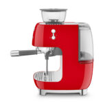 SMEG Cafetera express - SMEG EGF03RDEU, 15 bar, 1650 W, 2 tazas, Rojo - Imagen 4