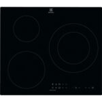 ELECTROLUX Placa inducción - ELECTROLUX 949 492 668, 3 zonas, 590 mm, Negro