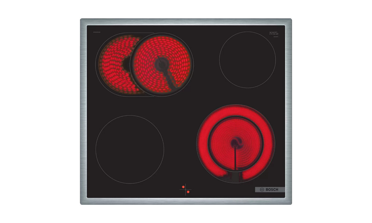 136590647_1 BOSCH Placa de vitrocerámica - BOSCH Serie 4 NKN645GA2E, 4 zone(s) zonas, 583 mm, Negro - Imagen 1