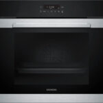 SIEMENS Horno - SIEMENS SIEHB372ABS0, Integrable, Sí, 71 l, 548 mm, Negro, Acero inoxidable