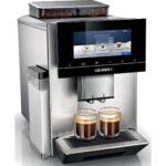 SIEMENS Cafetera superautomática - SIEMENS EQ.9 TQ907D03, 19 bar, 1500 W, 0,7 l, 2 tazas, Plata, Acero inoxidable - Imagen 5