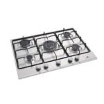CONTINENTAL EDISON Placa de gas - CONTINENTAL EDISON 308641558, 5 zonas, 70 cm, Inox - Imagen 3