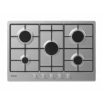 CANDY Placa de gas - CANDY CAN8016361966857, 5 zonas, 74,5 cm, Inox