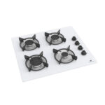 CONTINENTAL EDISON Placa de gas - CONTINENTAL EDISON CECTG4VW1, 4 zonas, 59,4 cm, Inox - Imagen 3