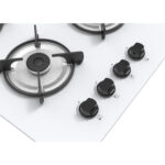 CONTINENTAL EDISON Placa de gas - CONTINENTAL EDISON CECTG4VW1, 4 zonas, 59,4 cm, Inox - Imagen 4