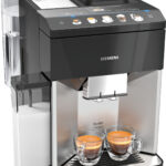 SIEMENS Cafetera superautomática - SIEMENS EQ.500 TQ507R03, 15 bar, 1500 W, 2,0 tazas, Negro, Acero inoxidable