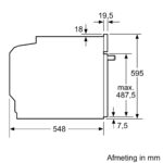 SIEMENS Horno microondas - SIEMENS iQ700 HM736GAB1, Integrable, Hidrolítica, 67 l, 59,4 cm, Negro - Imagen 8