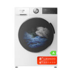 EVVO Lavadora secadora - Nova 8/6 EVVO, 1350 rpm, 13 programas, Blanco