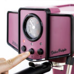 ECO Cafetera Express - ECO-DE Delice Purple, 20 bar, 1050 W, Morado - Imagen 4
