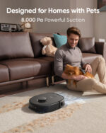 EUFY Robot aspirador - EUFY X10 Pro Omni, 1000 W, Potencia de succión 8 kPa, Depósito 1 l, Autonomía 1min, Not available - Imagen 6
