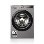 LG Lavadora carga frontal - LG F4WR5009A6M.AMBQPES, 9 kg, 1400 rpm, 12 programas, Inox grafito antihuellas