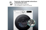 LG Lavadora secadora - LG F4DR6010A0W.ABWQPES, 10 kg + 1 kg, Not available - Imagen 7