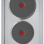 TEKA Placa modular - Teka EFX 30.1 2P, Eléctrica, 2 zonas, Zona grande 18 cm, 30 cm, Acero inoxidable